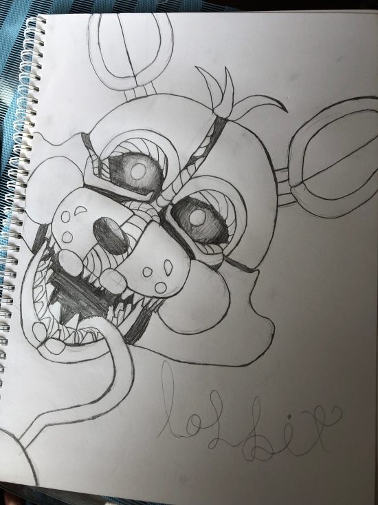 Drawing FNAF Characters- Funtime LOLbit Edition – Corrupted Crafts